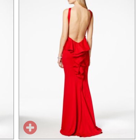 Macy’s - Xscape Red Dress - Picture 1 of 5